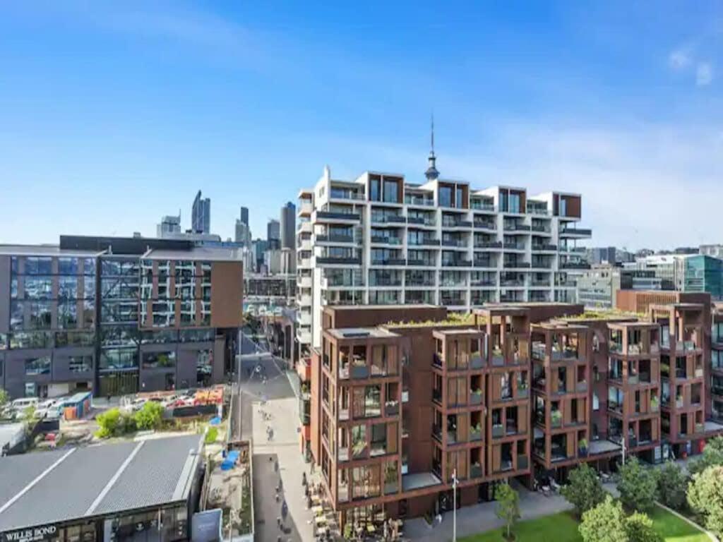 Modern One Bedroom Apartment In Wynyard Quarter Auckland Exterior foto
