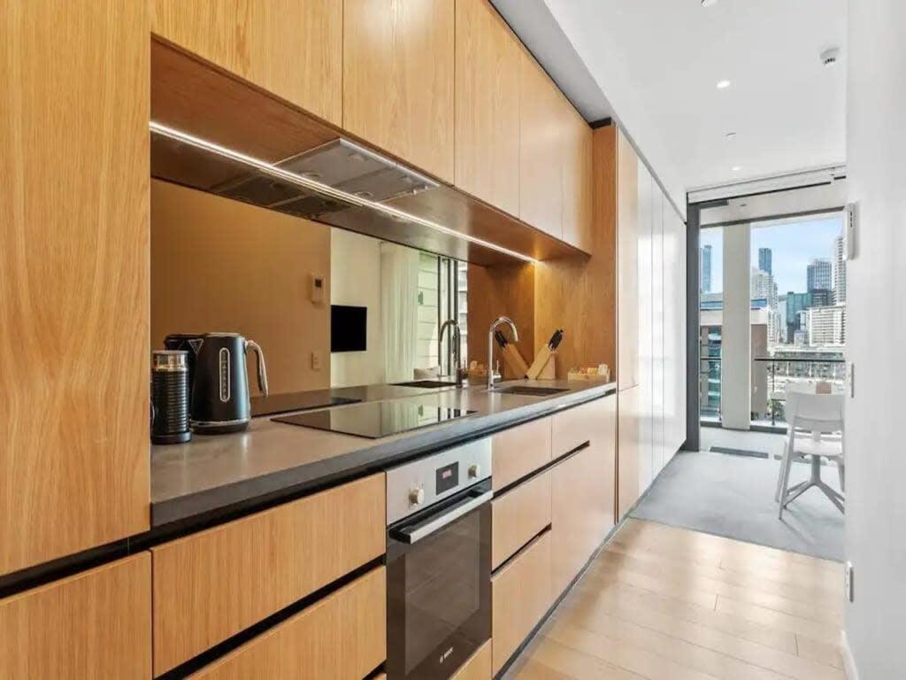 Modern One Bedroom Apartment In Wynyard Quarter Auckland Exterior foto