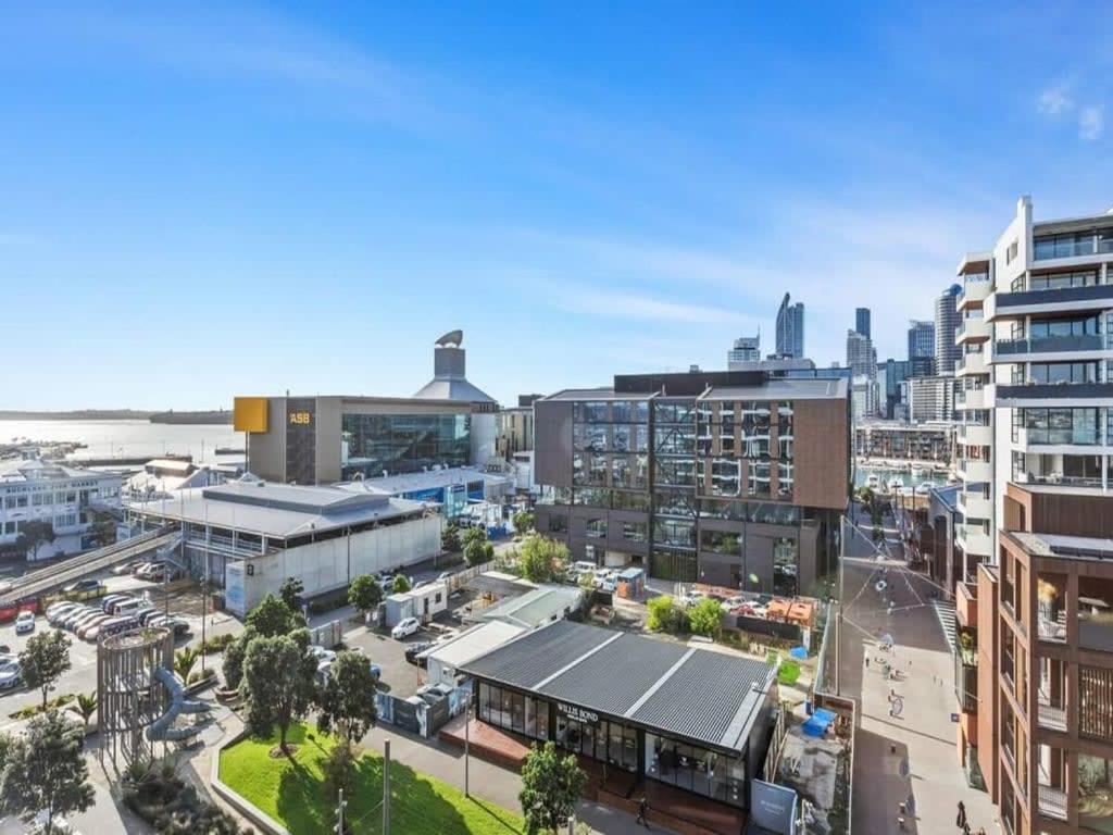 Modern One Bedroom Apartment In Wynyard Quarter Auckland Exterior foto