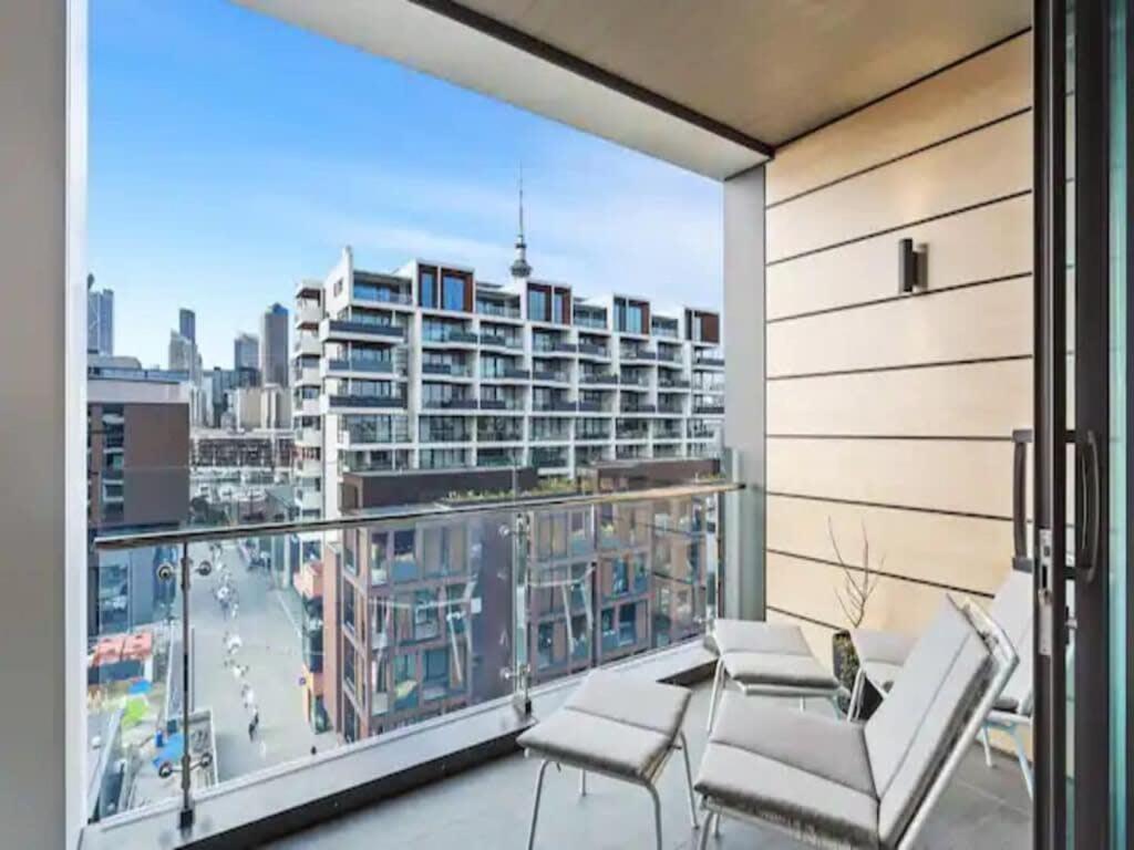 Modern One Bedroom Apartment In Wynyard Quarter Auckland Exterior foto